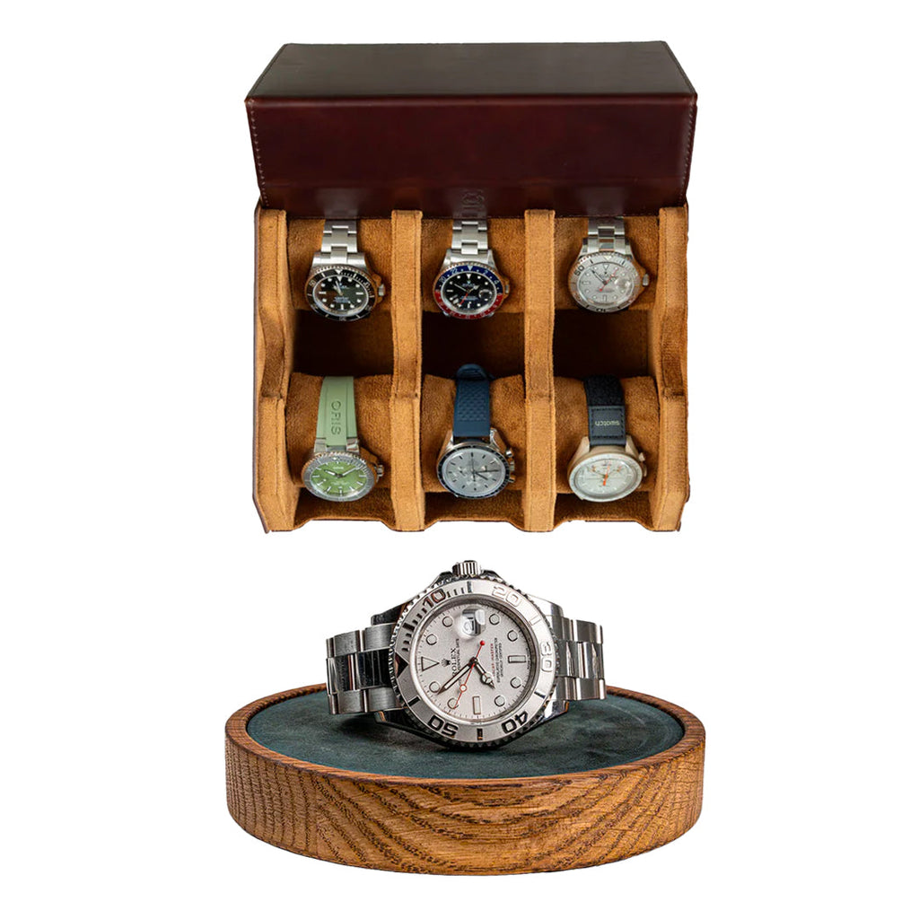 Make your own set (6 Slot Watchbox + Watchmat)