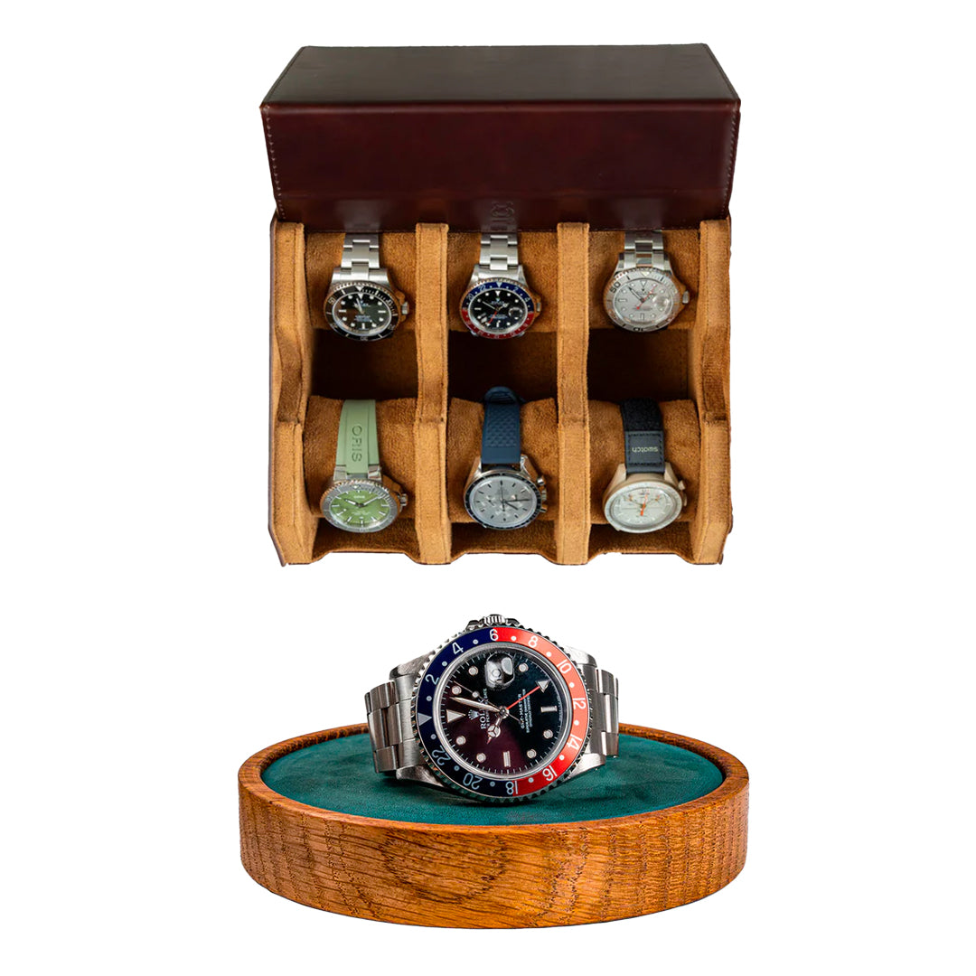 Make your own set (6 Slot Watchbox + Watchmat)