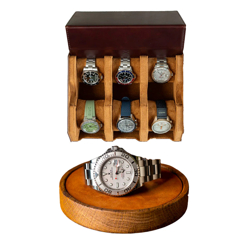 Make your own set (6 Slot Watchbox + Watchmat)