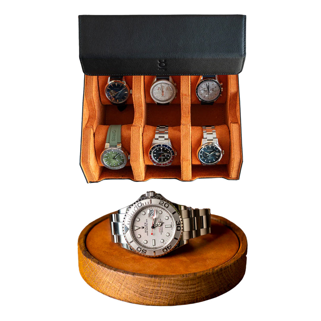 Make your own set (6 Slot Watchbox + Watchmat)