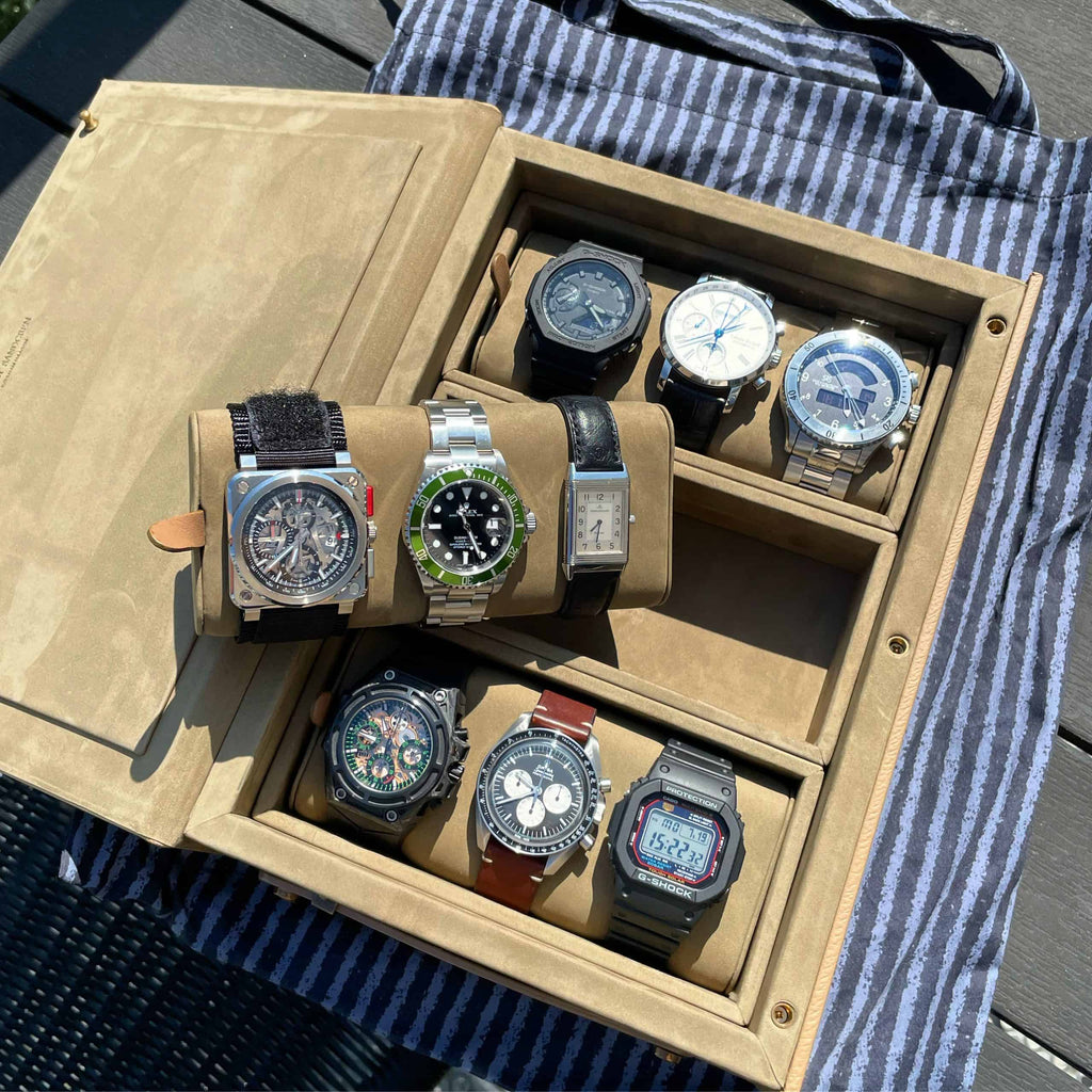 August Sandgren - Light Brown 9 Slot Watch Box