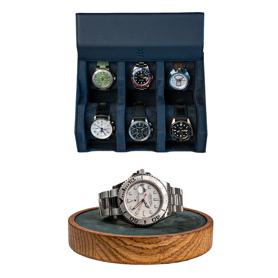 Make your own set (6 Slot Watchbox + Watchmat)