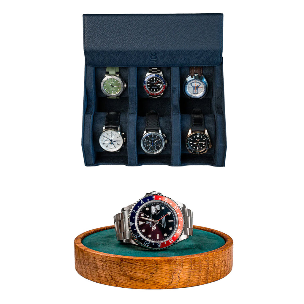 Make your own set (6 Slot Watchbox + Watchmat)