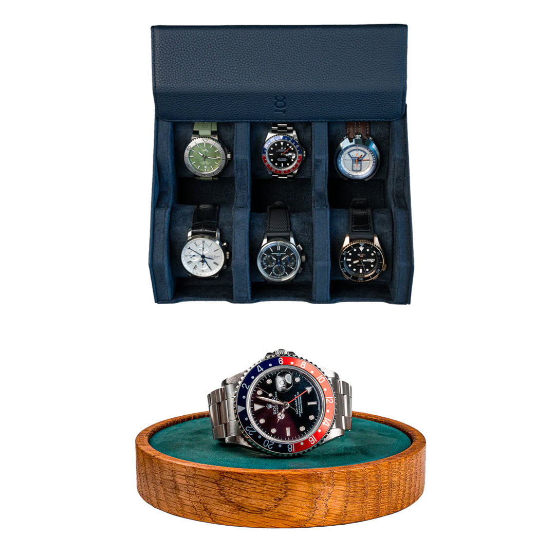 Make your own set (6 Slot Watchbox + Watchmat)