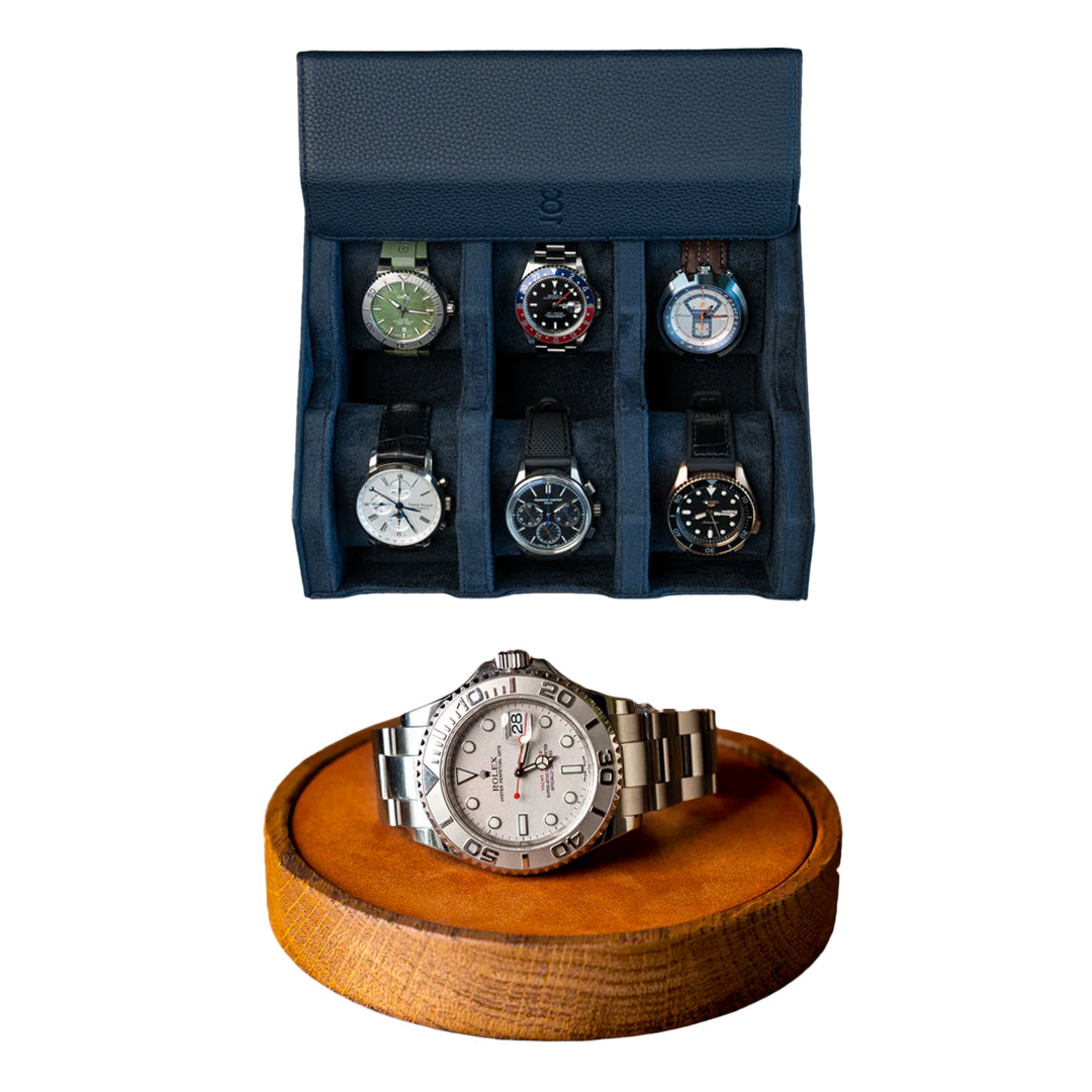 Make your own set (6 Slot Watchbox + Watchmat)