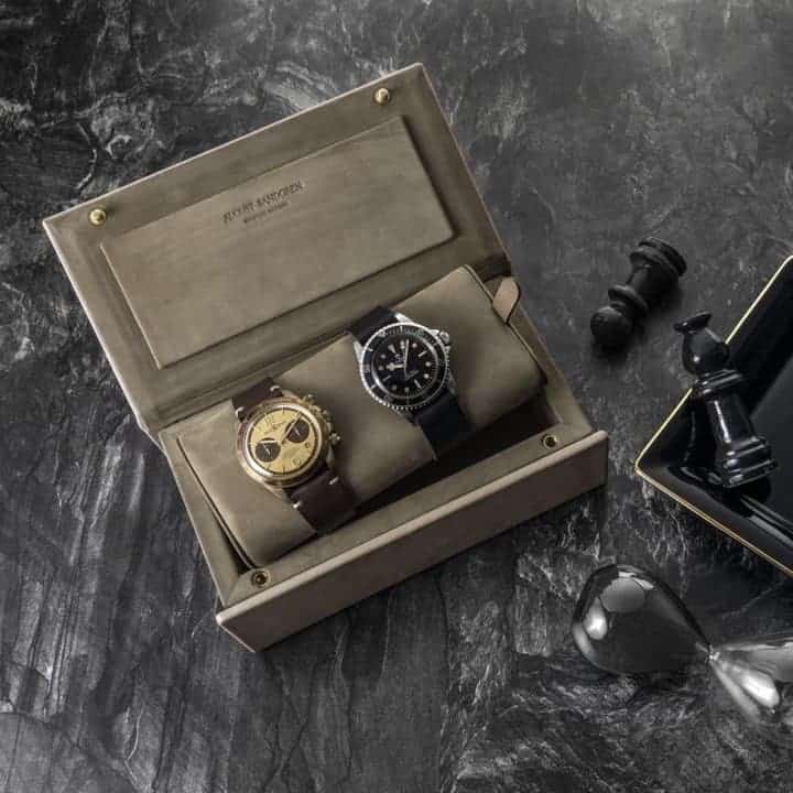 August Sandgren - Light Brown 3 Slot Watch Box