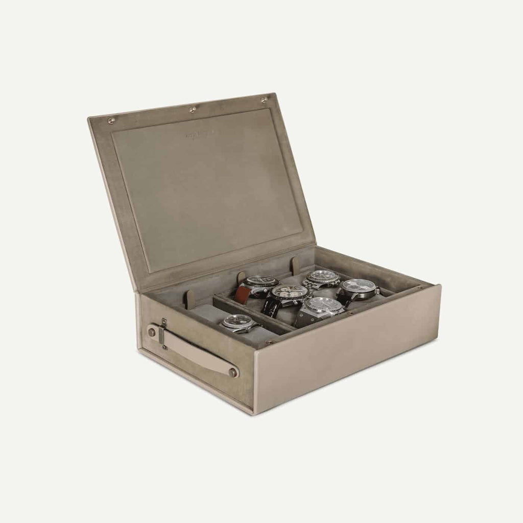 August Sandgren - Light Brown 9 Slot Watch Box