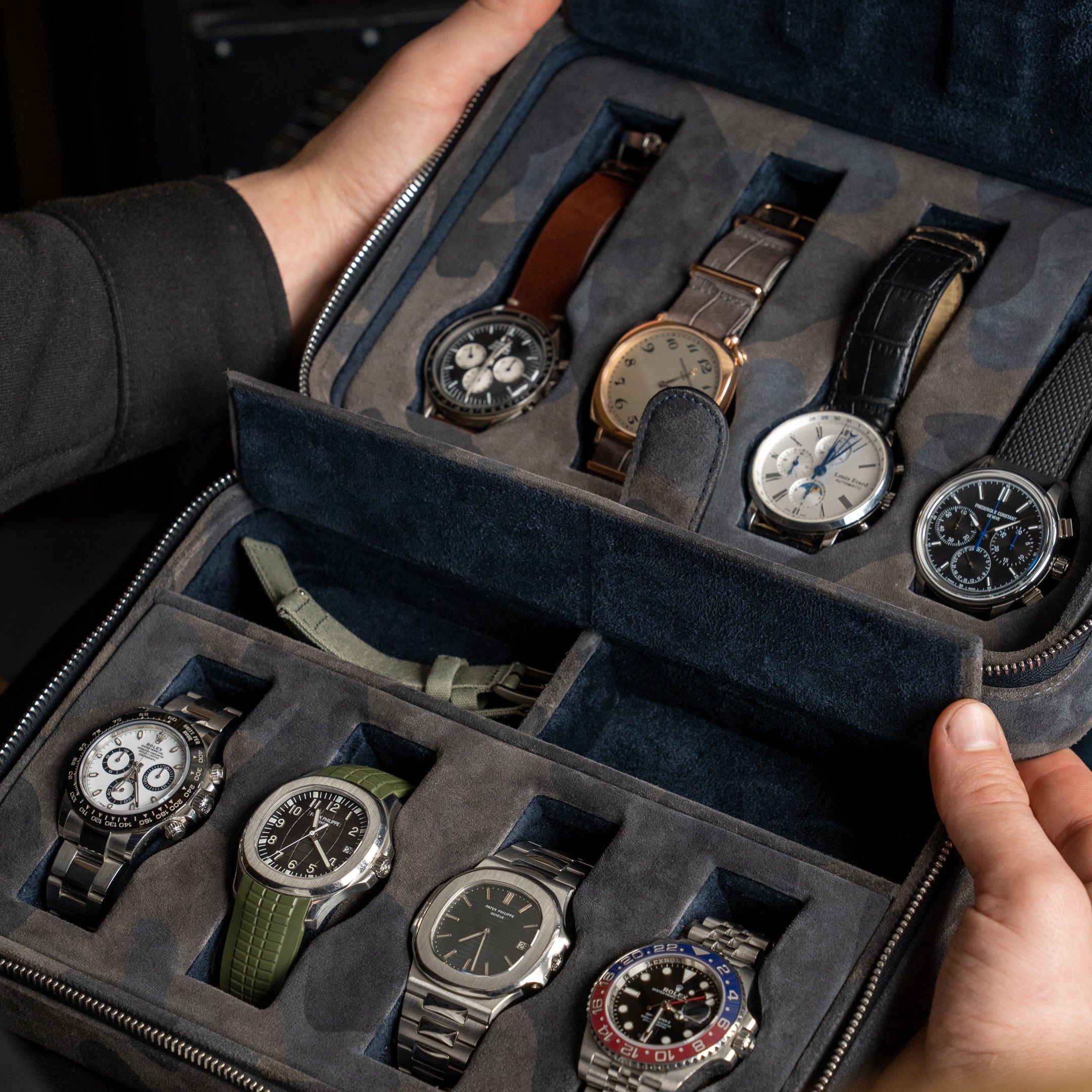 Camo 8 Slot Watch Box