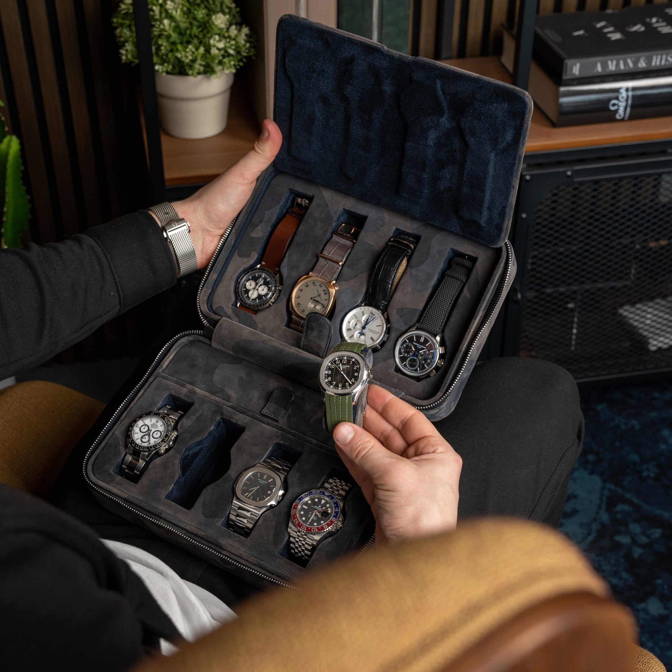 Camo 8 Slot Watch Box
