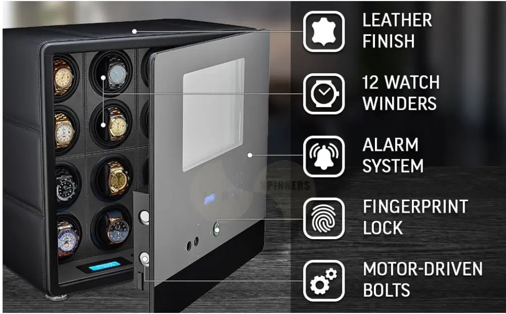WatchGuard Pro - Watch Winder Safe Box